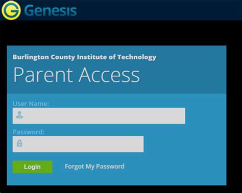 How do I Login to Genesis parent Access? 1.Login information will be sent in the back to school mailing. Parent usernames are typically the email address that is on file with the district. If you do not know your password you can request a temporary password by click "forgot your password" If you do not receive the email after 30 minutes ... 